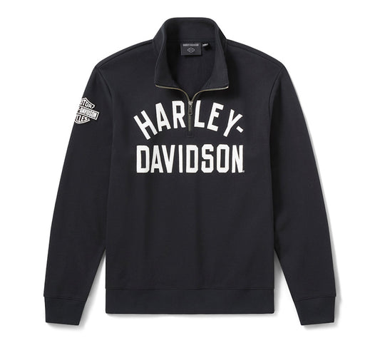Harley-Davidson® Men's H-D Essential 1/4 Zip Pullover Fleece - 96421-26VM