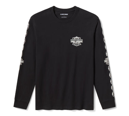 H-D® Men's Chopper Chain Heavyweight Long Sleeve Graphic Tee - 96505-26VM