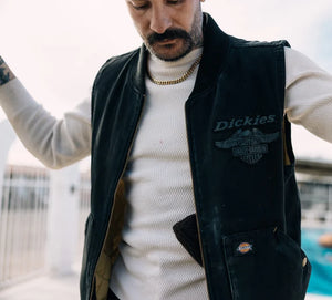 Dickies x H-D Men's Quilted Canvas Vest - 96575-25VM
