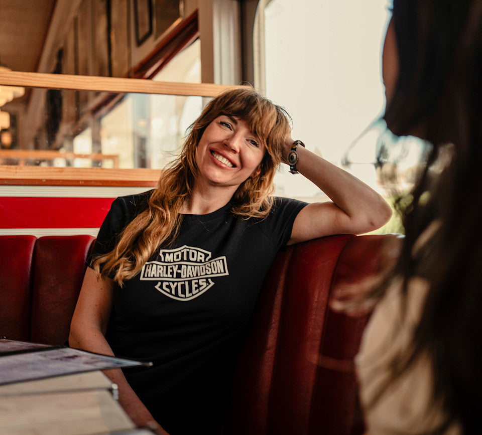 H-D Women's Standard Bar & Shield Tee - 96695-26VW