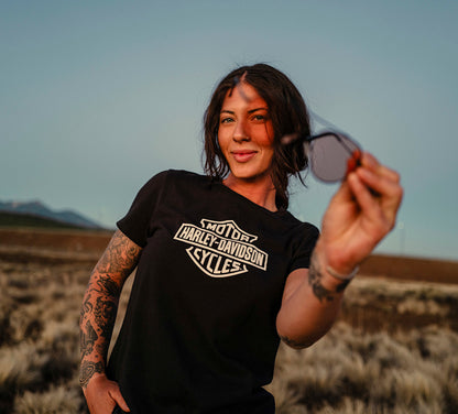 H-D Women's Standard Bar & Shield Tee - 96695-26VW