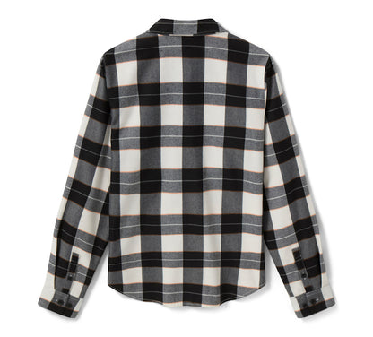 H-D Women's Standard Buffalo Plaid Long Sleeve Shirt - 96724-26VW