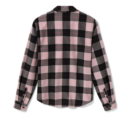 H-D Women's Standard Buffalo Plaid Long Sleeve Shirt - 96725-26VW