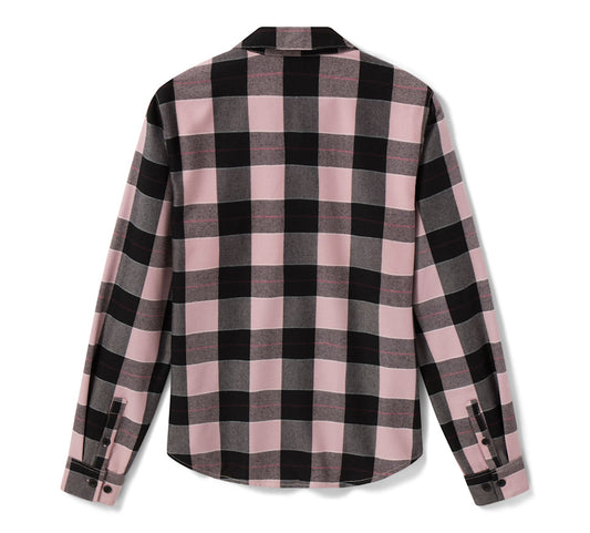 H-D Women's Standard Buffalo Plaid Long Sleeve Shirt - 96725-26VW