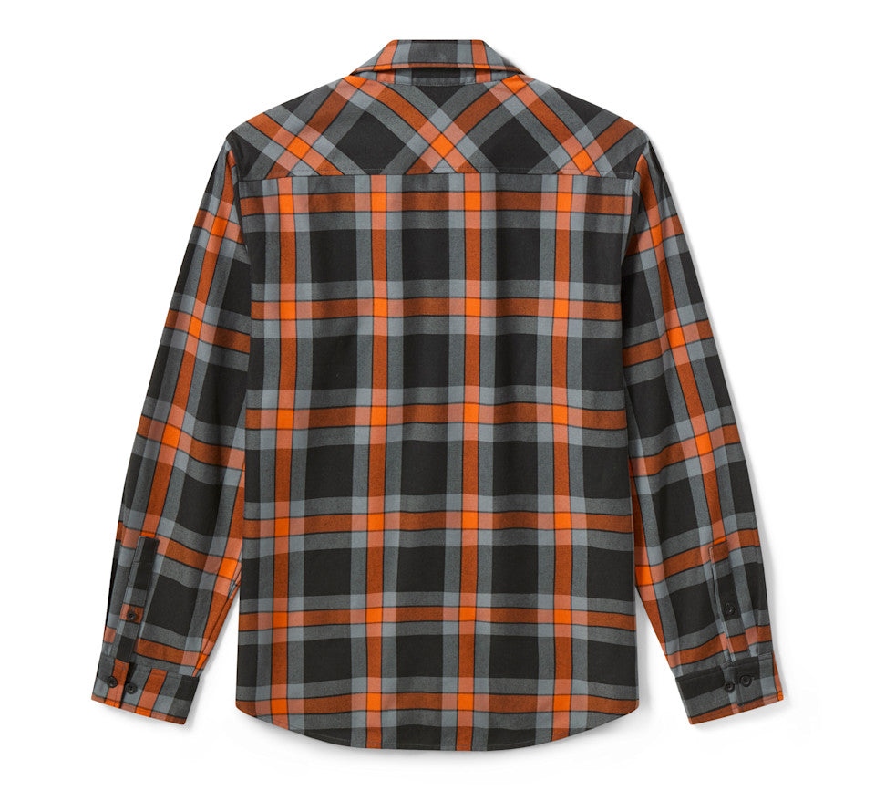 H-D Men's Standard Long Sleeve Plaid Shirt - 96752-26VM
