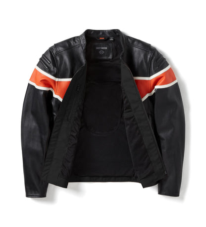 H-D Trenton Leather Riding Jacket - 97014-25VM