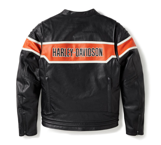 H-D Trenton Leather Riding Jacket - 97014-25VM