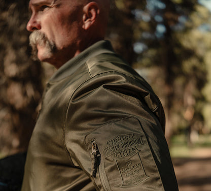 Harley-Davidson® Men's MA-1 Bomber Riding Jacket - 97152-26VM