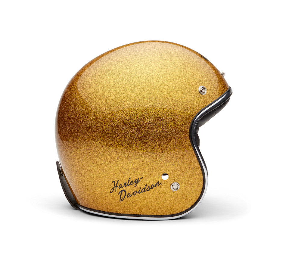 H-D Ace C02 3/4 Helmet Gloss Gold Flake - 97165-26EX