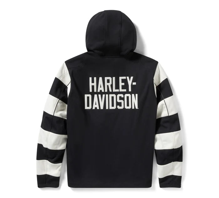 Harley-Davidson® Men's H-D Breakout Deflector 2.0 Hooded Riding Fleece - 97178-25VM