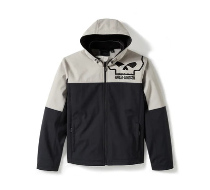 Harley-Davidson® Men's Willie G Skull Water Repellent Softshell Jacket -99058-25VM