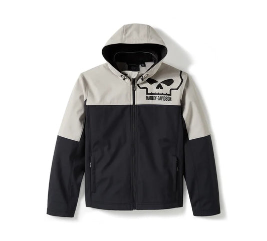 Harley-Davidson® Men's Willie G Skull Water Repellent Softshell Jacket -99058-25VM