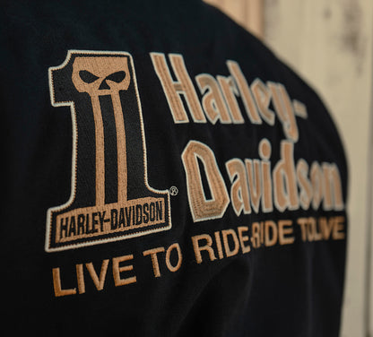 Harley-Davidson® Men's Willie G Dark Custom Bomber Jacket - 97418-26VM