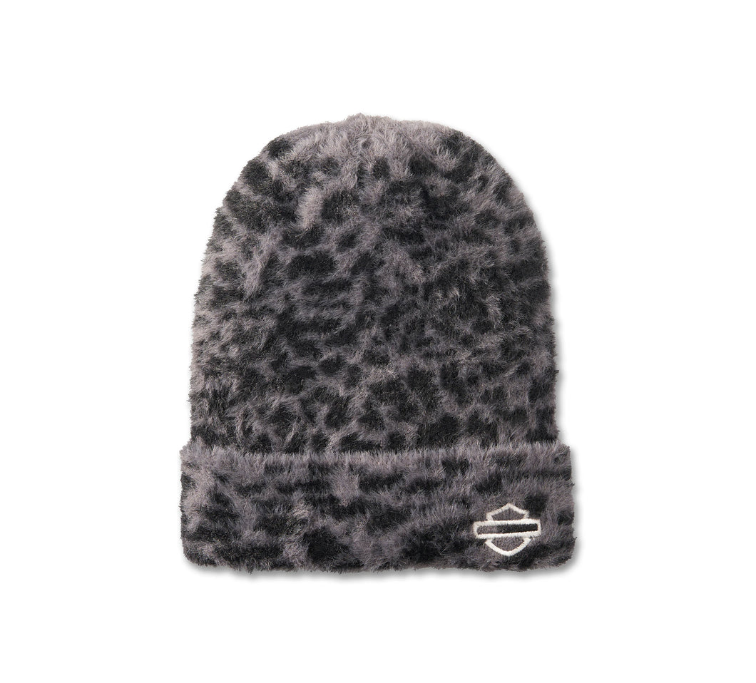 Harley-Davidson®  Wild Cat Fuzzy Beanie - 97677-25VW