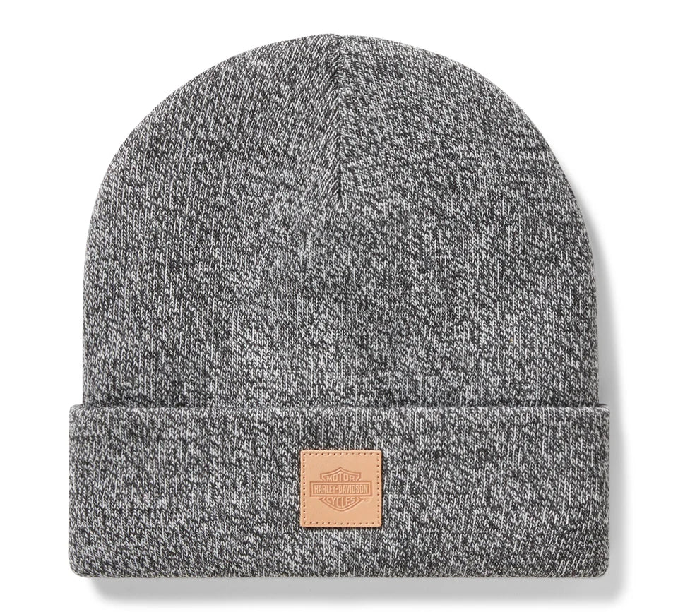 Harley-Davidson® Forever Harley Leather Patch Beanie - 97753-25VX