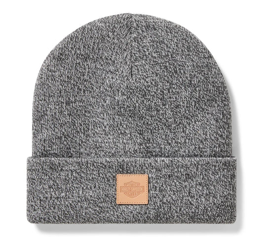 Harley-Davidson® Forever Harley Leather Patch Beanie - 97753-25VX