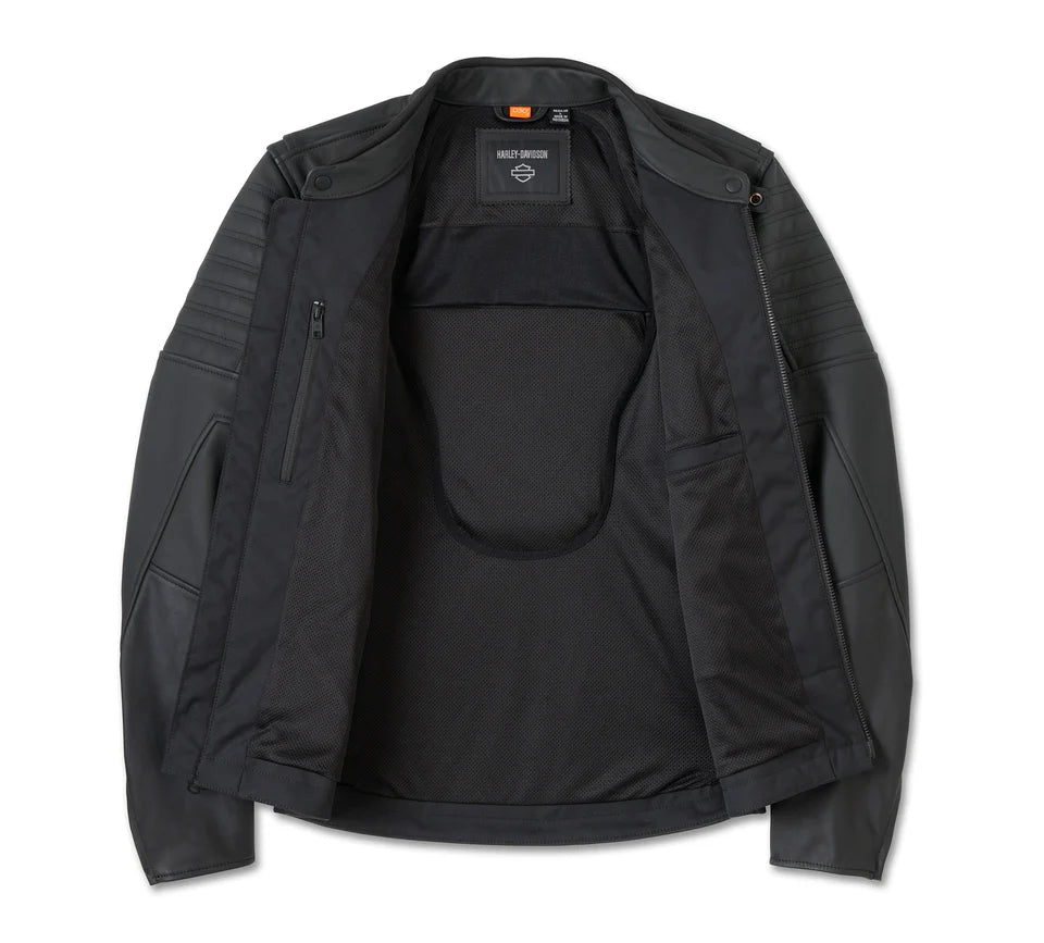 Harley-Davidson® Willie G® Skull Graphic Leather Riding Jacket - 98004-25VM
