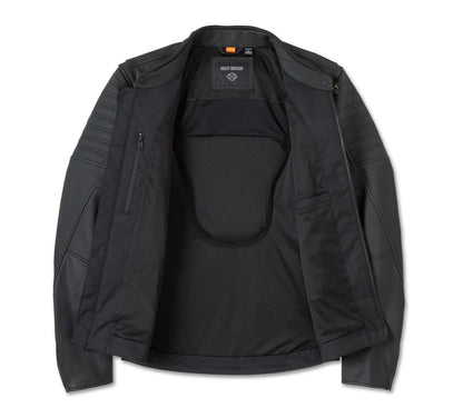 Harley-Davidson® Willie G® Skull Graphic Leather Riding Jacket - 98004-25VM