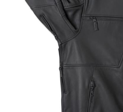 Harley-Davidson® Willie G® Skull Graphic Leather Riding Jacket - 98004-25VM