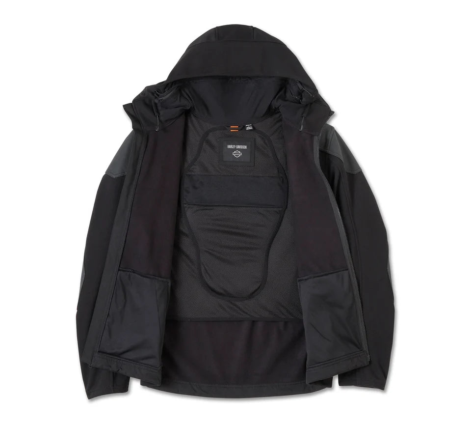 Harley-Davidson® Willie G™ Skull Graphic Deflector 2.0  Hooded Riding Fleece - 98101-25VM
