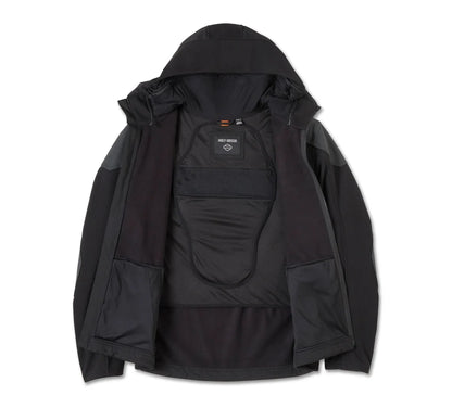 Harley-Davidson® Willie G™ Skull Graphic Deflector 2.0  Hooded Riding Fleece - 98101-25VM