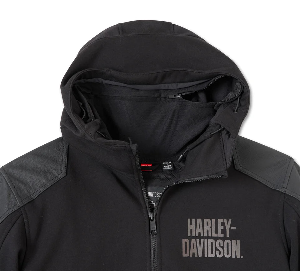 Harley-Davidson® Willie G™ Skull Graphic Deflector 2.0  Hooded Riding Fleece - 98101-25VM