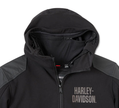 Harley-Davidson® Willie G™ Skull Graphic Deflector 2.0  Hooded Riding Fleece - 98101-25VM