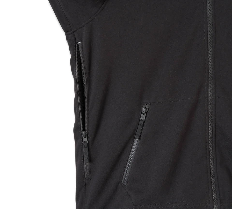 Harley-Davidson® Willie G™ Skull Graphic Deflector 2.0  Hooded Riding Fleece - 98101-25VM