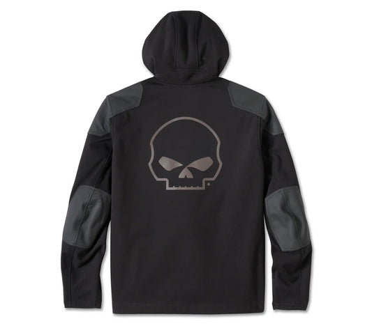 Harley-Davidson® Willie G™ Skull Graphic Deflector 2.0  Hooded Riding Fleece - 98101-25VM
