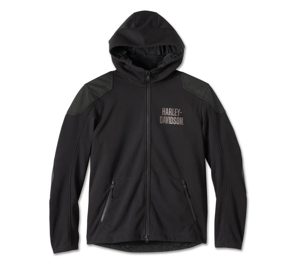 Harley-Davidson® Willie G™ Skull Graphic Deflector 2.0  Hooded Riding Fleece - 98101-25VM