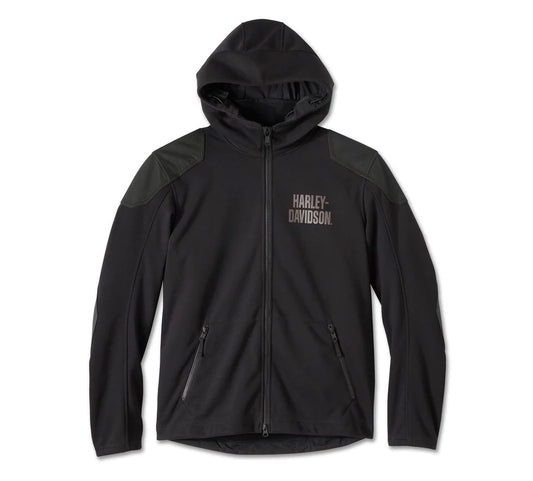 Harley-Davidson® Willie G™ Skull Graphic Deflector 2.0  Hooded Riding Fleece - 98101-25VM
