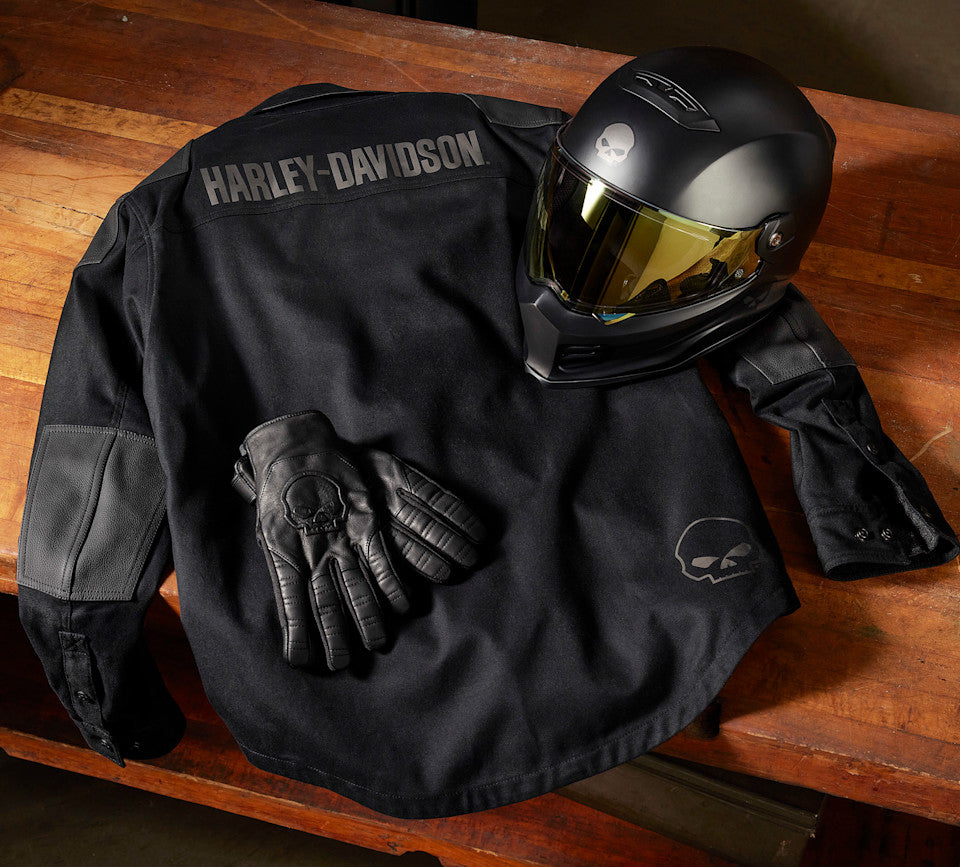 Harley-Davidson® Willie G® Skull Graphic Operative 2.0  Riding Shirt Jacket - 98102-25VM