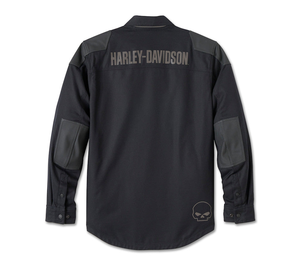 Harley-Davidson® Willie G® Skull Graphic Operative 2.0  Riding Shirt Jacket - 98102-25VM