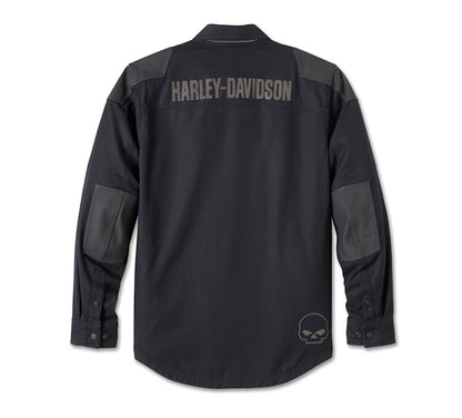 Harley-Davidson® Willie G® Skull Graphic Operative 2.0  Riding Shirt Jacket - 98102-25VM