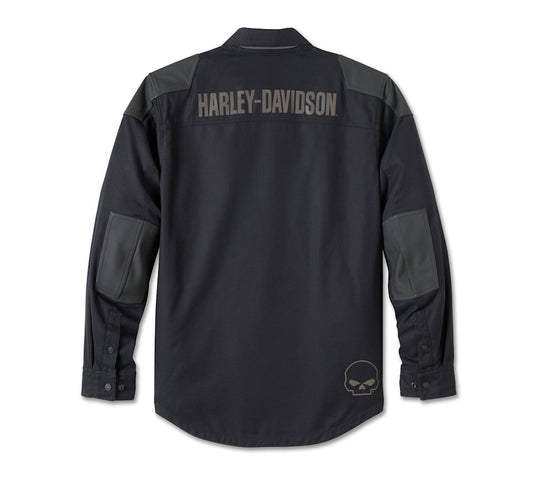 Harley-Davidson® Willie G® Skull Graphic Operative 2.0  Riding Shirt Jacket - 98102-25VM