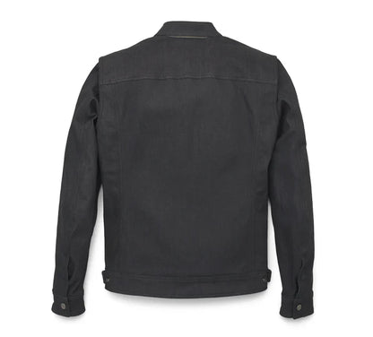 Harley-Davidson® Chisel Denim Trucker Riding Jacket Black - 98118-23Vm Men’s