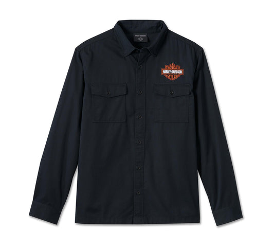 Harley-Davidson® Men’s Bar & Shield Long Sleeve Shirt - 99054-24Vm