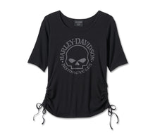 Harley-Davidson® Women's Willie G™ Skull Tie Knit Top - 99059-24VW