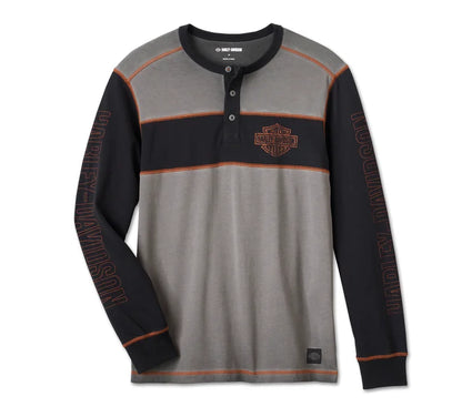 Harley-Davidson® Men's Iron Bar Henley - 99175-24VM