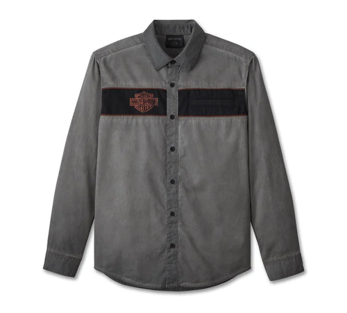 Harley-Davidson® Men's Iron Bond Long Sleeve Shirt - 99177-24VM