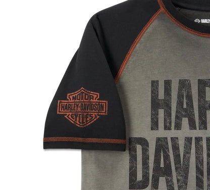 Harley-Davidson® Men's Iron Bar Raglan Tee - 99187-24VM