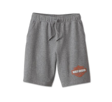 Harley-Davidson® Men’s Bar & Shield Fleece Shorts Medium Grey Heather - 99198-24Vm Trousers