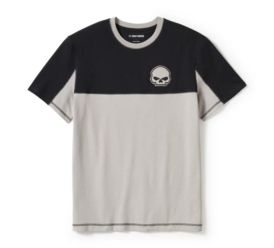 Harley-Davidson® Willie G Skull Colorblock Short Sleeve Tee