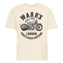 Warr's H-D® Men's King's Road Customs T-shirt - Cream