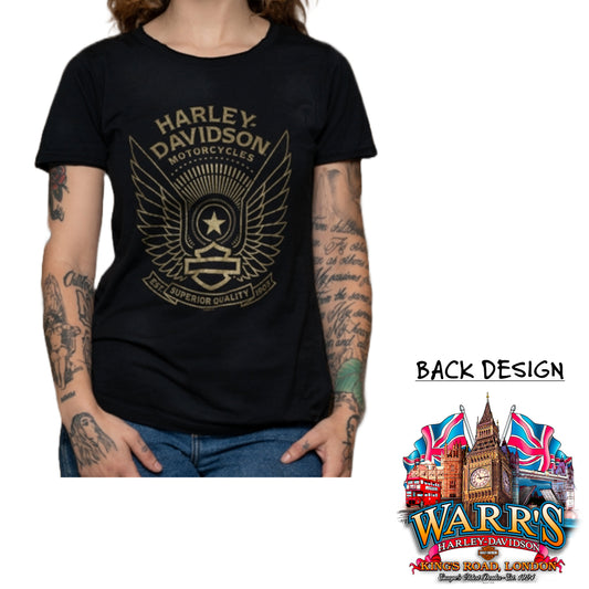Warr's H-D® Women's Whoosh and London Big Ben Tee