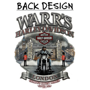 Warr's H-D® Men's Pan Thunder and Road into London Tee