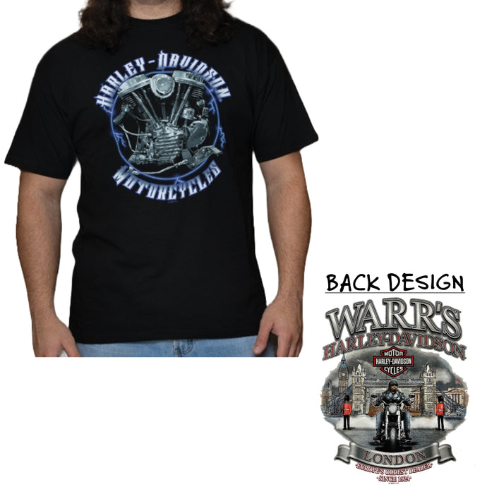 Warr's H-D® Men's Pan Thunder and Road into London Tee