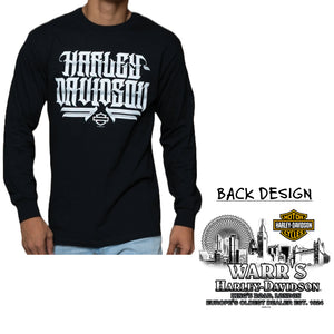 Warr's H-D® Men's Streets and London at Night Long Sleeve Tee
