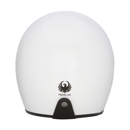 Merlin Blackbird Jet Helmet - Gloss White