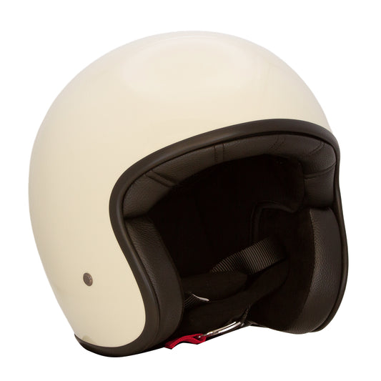 Merlin Blackbird Jet Helmet - Naked Vintage White